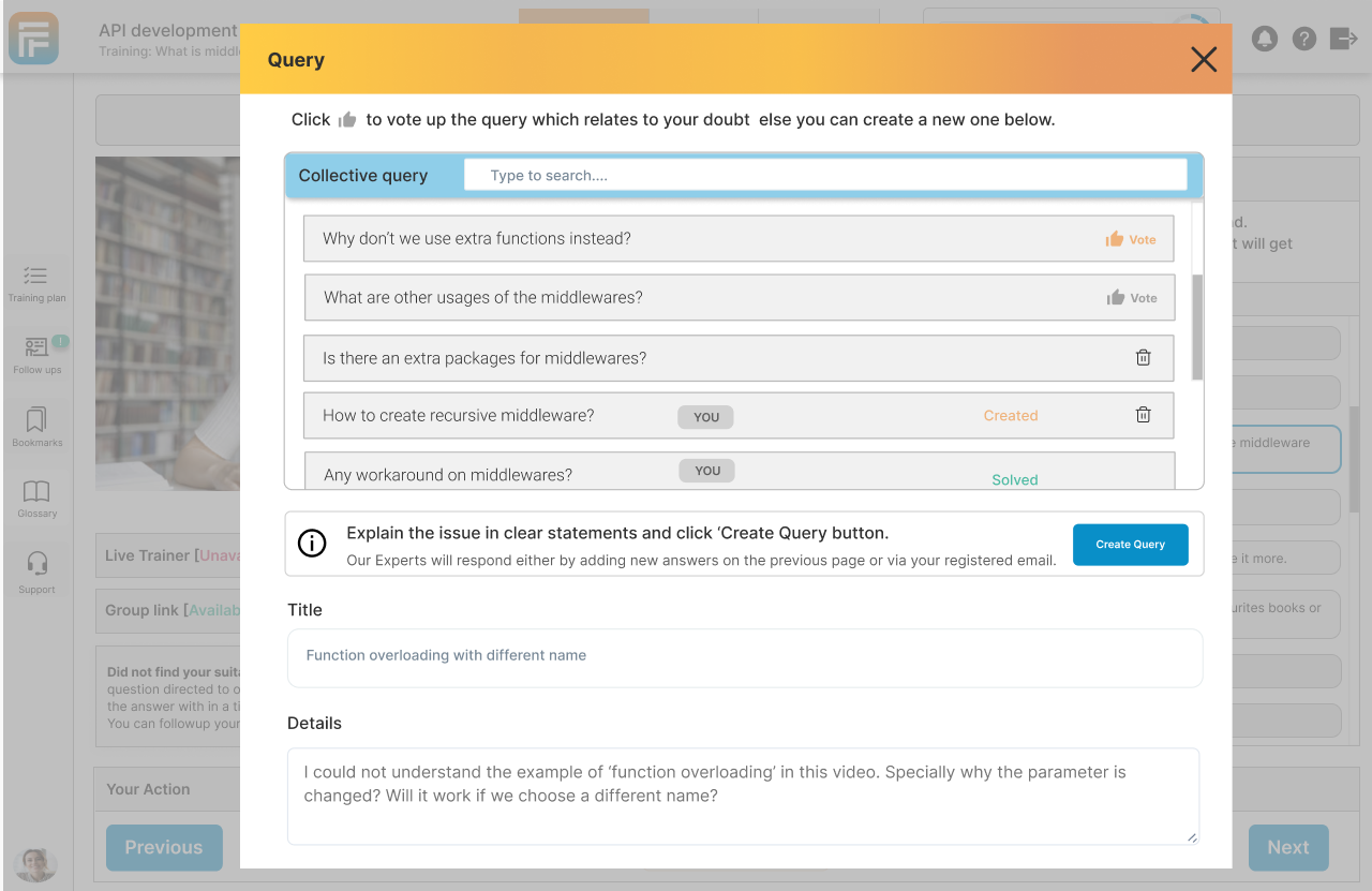 Query Solving System