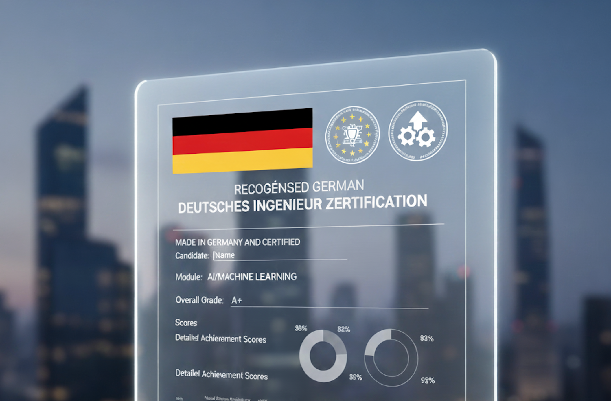 Recognised German Graded Certification